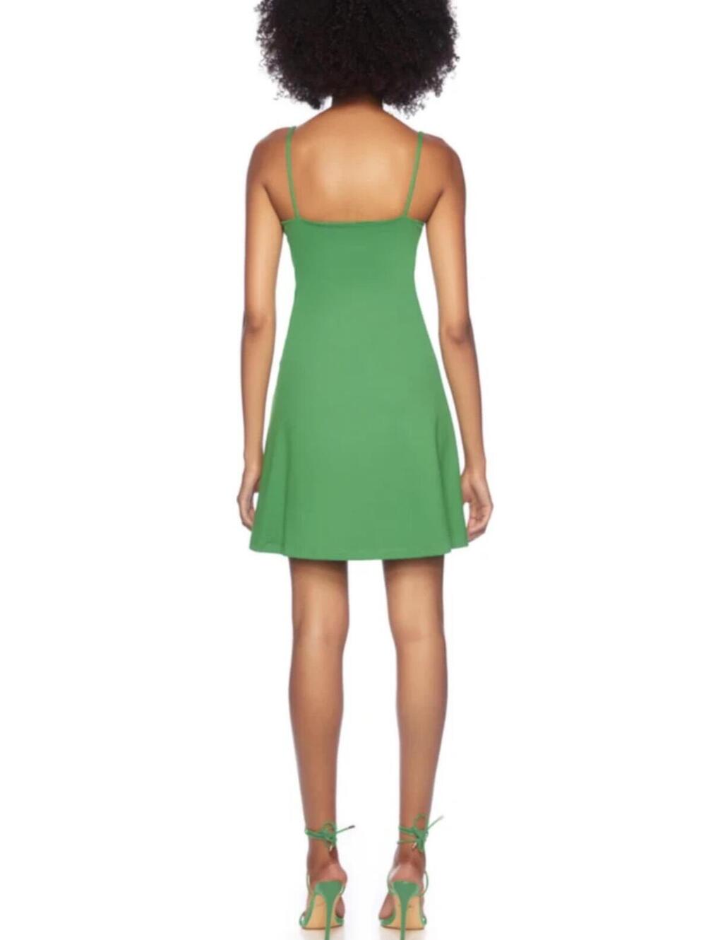 Susana Monaco Kelly Green Sporty Mini Dress - Picture 2 of 6